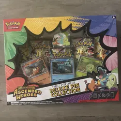 Pokemon TCG Ascended Heroes First Partners Deluxe Pin Collection - New & Sealed - Image 1