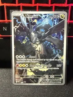 Pokemon TCG N’s Zekrom 031 Black Star Promo Ascended Heroes English NM Holo - Image 1