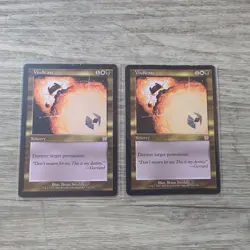 2x Vindicate Apocalypse MTG Magic the Gathering LP - Image 1