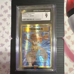 Pokemon Misty's Determination 108/108 Evolutions Holo CGC 9 English - Image 1