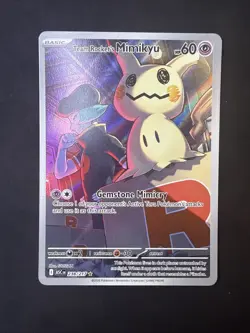 Pokemon TCG Team Rockets Mimikyu IR 238/217 Ascended Heroes Near Mint Condition - Image 1