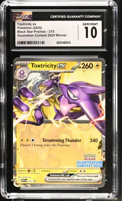 2025 Pokemon Black Star Promos Toxtricity ex #215 - Image 1