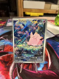 Lillie's Clefairy ex Special Illustration Rare Holo Sv09 184/159 Pokemon - Image 1