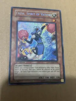 Yu-Gi-Oh! TCG Freya, Spirit of Victory STON-EN064 1st Edition Secret Rare NM - Image 1