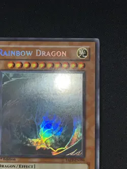Yugioh Rainbow Dragon TAEV-EN006 1st Edition Ghost Rare - Image 3
