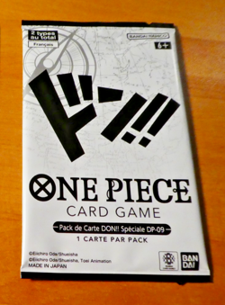 ONE PIECE CARD FRANCAISE RARE PACK DON DP09 X1 BOOSTER SEALED FR MINT - Image 1