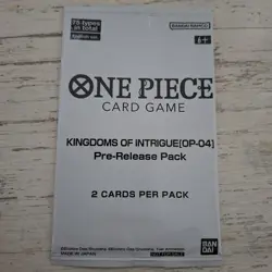 One Piece Card Game - New & Sealed OP04 Pre-Release Pack (2 Cards) English - Image 1
