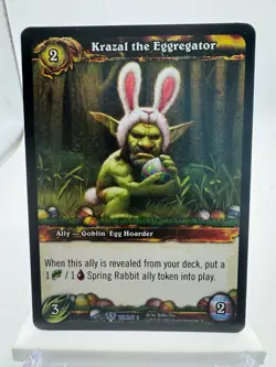 World of Warcraft TCG Foil Promo Holiday 3 2010 Krazal the Eggregator - Image 1