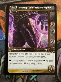World of Warcraft TCG Promo Badge 3/4 Legwraps of the Master Conjurer - Image 1
