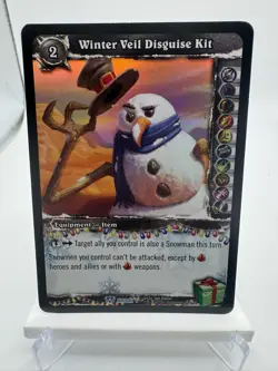 World of Warcraft TCG Foil Promo Holiday 1 2011 Winter Veil Disguise Kit - Image 1
