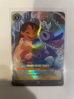Ohana Means Family Enchanted 222/204 Disney Lorcana Winterspell - Image 1