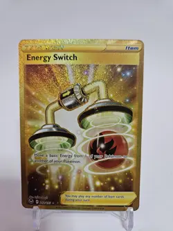 Pokemon Card - Energy Switch 212/195 - Silver Tempest - Gold Rare - NM - Image 1