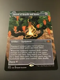 MTG Modern Horizons 2 # 324 Sword of hearth and home Borderless - Image 1