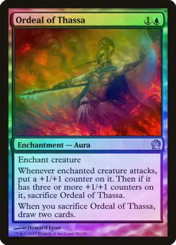 Ordeal of Thassa FOIL Theros NM Blue Uncommon MAGIC GATHERING CARD ABUGames - Image 1