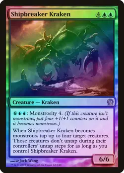 Shipbreaker Kraken FOIL Theros NM Blue Rare MAGIC THE GATHERING CARD ABUGames - Image 1