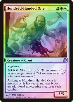 Hundred-Handed One FOIL Theros NM White Rare MAGIC THE GATHERING CARD ABUGames - Image 1