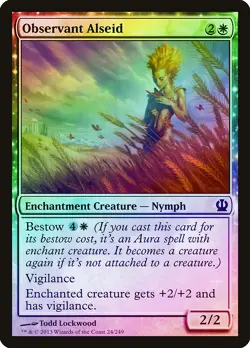 Observant Alseid FOIL Theros NM White Common MAGIC THE GATHERING CARD ABUGames - Image 1