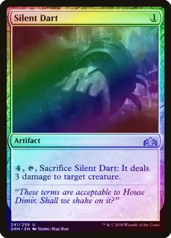 Silent Dart FOIL Guilds of Ravnica NM Artifact Uncommon MAGIC CARD ABUGames - Image 1