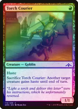 Torch Courier FOIL Guilds of Ravnica NM Red Common MAGIC MTG CARD ABUGames - Image 1