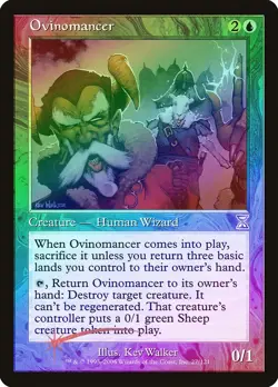 Ovinomancer FOIL Time Spiral - Timeshifted NM Blue Special MAGIC CARD ABUGames - Image 1