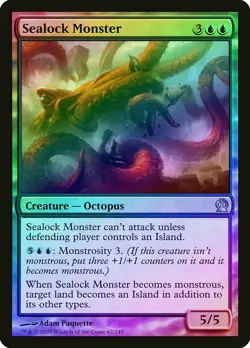 Sealock Monster FOIL Theros NM Blue Uncommon MAGIC THE GATHERING CARD ABUGames - Image 1