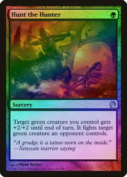 Hunt the Hunter FOIL Theros NM Green Uncommon MAGIC GATHERING CARD ABUGames - Image 1