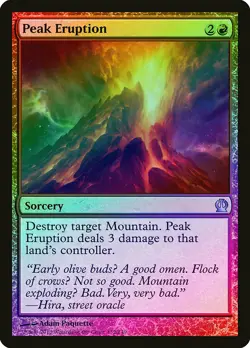 Peak Eruption FOIL Theros NM Red Uncommon MAGIC THE GATHERING CARD ABUGames - Image 1