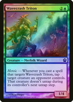 Wavecrash Triton FOIL Theros NM Blue Common MAGIC THE GATHERING CARD ABUGames - Image 1