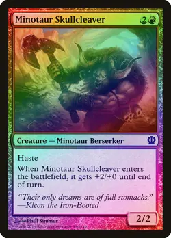 Minotaur Skullcleaver FOIL Theros NM Red Common MAGIC GATHERING CARD ABUGames - Image 1