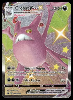 Pokemon Cards Crobat VMAX SWSH099 Sword & Shield Promo Holo Promo NM *2 - Image 1