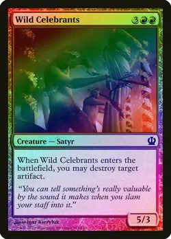 Wild Celebrants FOIL Theros NM Red Common MAGIC THE GATHERING CARD ABUGames - Image 1