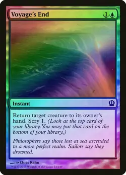 Voyage's End FOIL Theros NM Blue Common MAGIC THE GATHERING MTG CARD ABUGames - Image 1