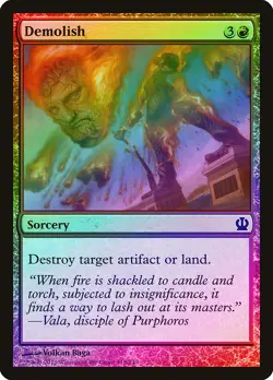 Demolish FOIL Theros NM Red Common MAGIC THE GATHERING MTG CARD ABUGames - Image 1