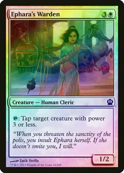 Ephara's Warden FOIL Theros NM White Common MAGIC THE GATHERING CARD ABUGames - Image 1
