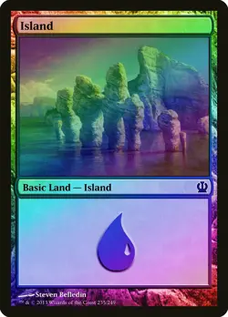 Island (235) FOIL Theros NM Basic Land MAGIC THE GATHERING MTG CARD ABUGames - Image 1