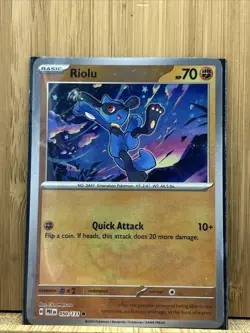 Riolu 050/131 (Pokeball Holo) - Prismatic Evolutions - Pokemon Card NM/M - Image 1
