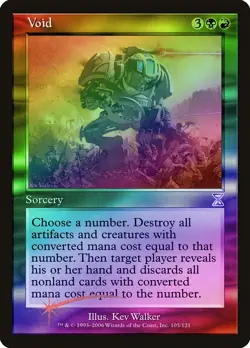 Void FOIL Time Spiral - Timeshifted NM Black Red Special MAGIC CARD ABUGames - Image 1