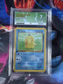 Pokemon TCG Psyduck Team Rocket 1st Edition Common Card 65/82 ACE 7 - Image 1