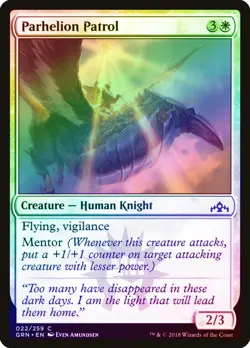 Parhelion Patrol FOIL Guilds of Ravnica NM White Common MAGIC CARD ABUGames - Image 1