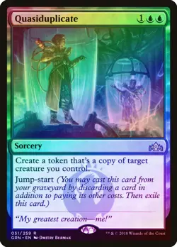 Quasiduplicate FOIL Guilds of Ravnica NM Blue Rare MAGIC MTG CARD ABUGames - Image 1