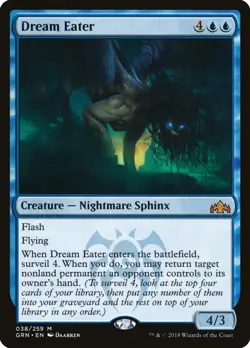 Dream Eater Guilds of Ravnica NM Blue Mythic Rare MAGIC MTG CARD ABUGames - Image 1