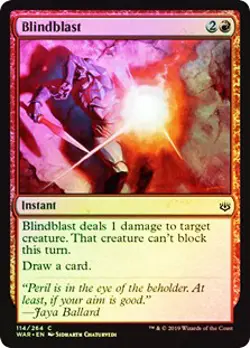 Blindblast FOIL War of the Spark NM Red Common MAGIC GATHERING CARD ABUGames - Image 1