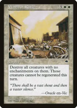 Winds of Rath Tempest HEAVILY PLD White Rare MAGIC THE GATHERING CARD ABUGames - Image 1