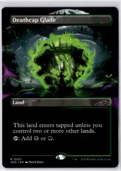 Deathcap Glade (Borderless) Secrets of Strixhaven Regular NM R 0301 - Image 1