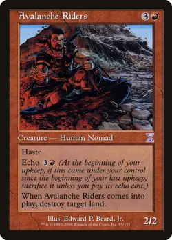 Avalanche Riders Time Spiral - Timeshifted NM Red Special MAGIC CARD ABUGames - Image 1