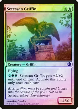 Setessan Griffin FOIL Theros NM White Common MAGIC THE GATHERING CARD ABUGames - Image 1