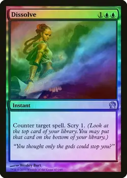 Dissolve FOIL Theros NM Blue Uncommon MAGIC THE GATHERING MTG CARD ABUGames - Image 1