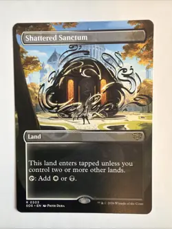 Shattered Sanctum (Borderless) Secrets of Strixhaven Regular - Image 1