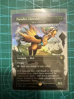 Paradise Chocobo - Birds of Paradise (Borderless) Commander: Final Fantasy Foil - Image 1