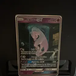 Pokemon Mewtwo GX 78/73 Shining Legends Shiny Holo Rare Full Art Card - Image 3